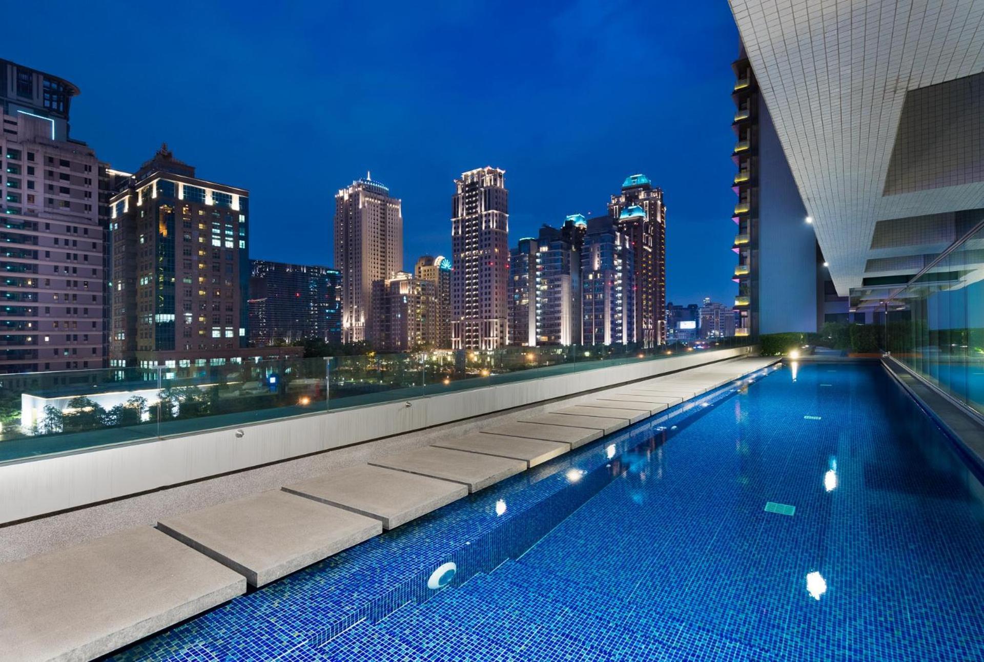Millennium Hotel Taichung Exterior photo View from the pool